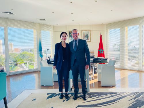 摩洛哥王国电力水务局总裁到访北创冰峰共谋数字转型之路(图1) 摩洛哥王国电力水务局总裁到访北创冰峰共谋数字转型之路(图1)